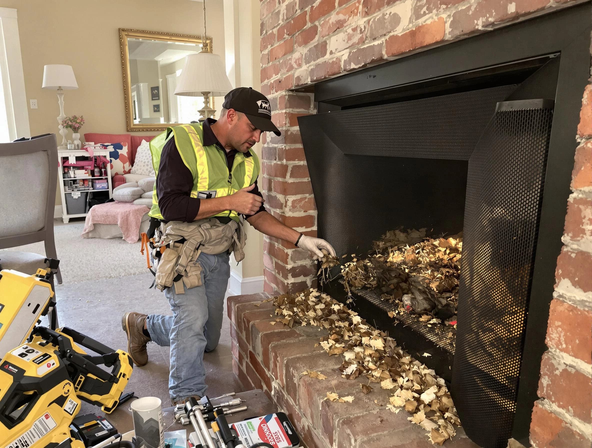 Safe screening installation by Oakmont Chimney Sweep in Oakmont, PA