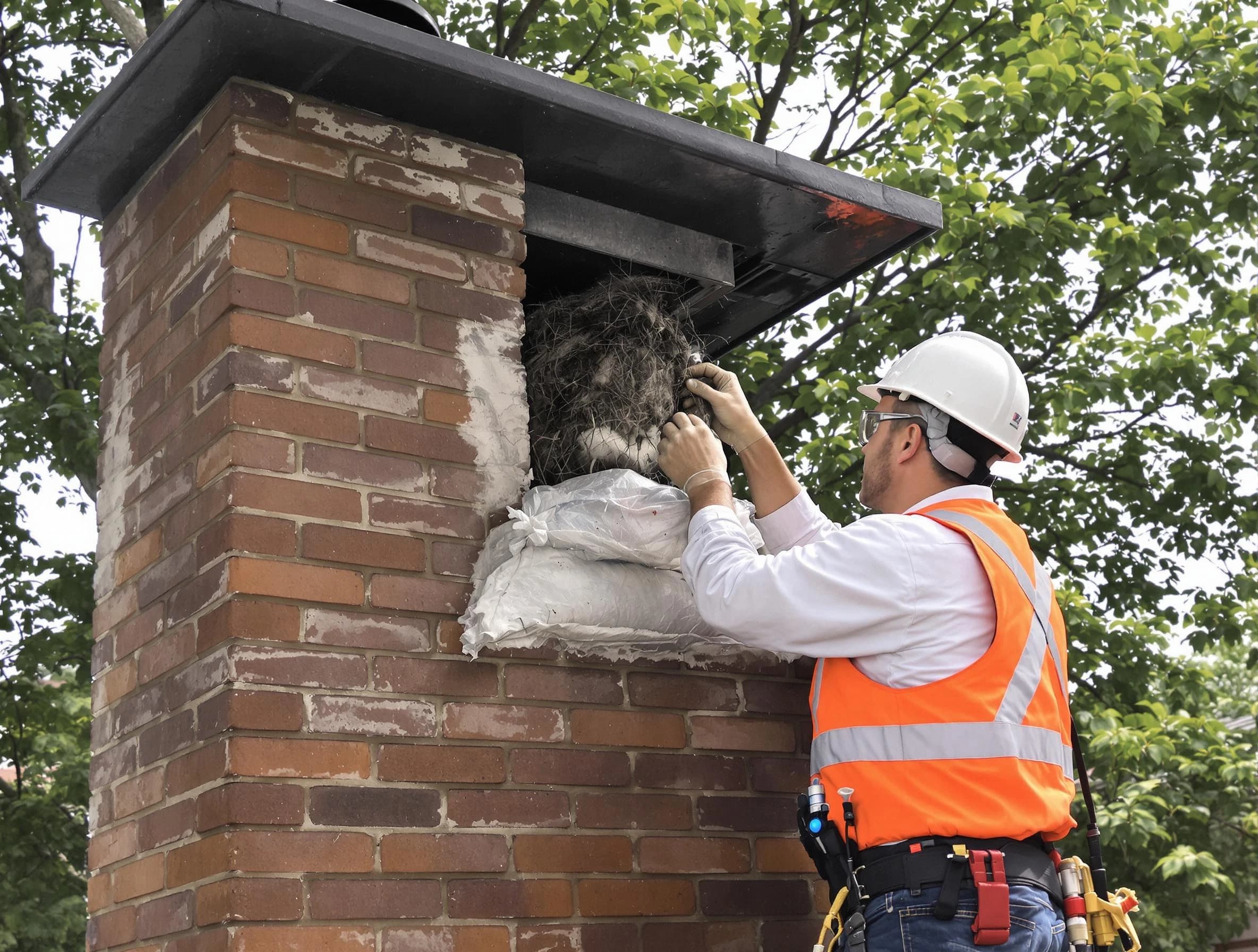Humane removal of debris and animals by Oakmont Chimney Sweep in Oakmont, PA