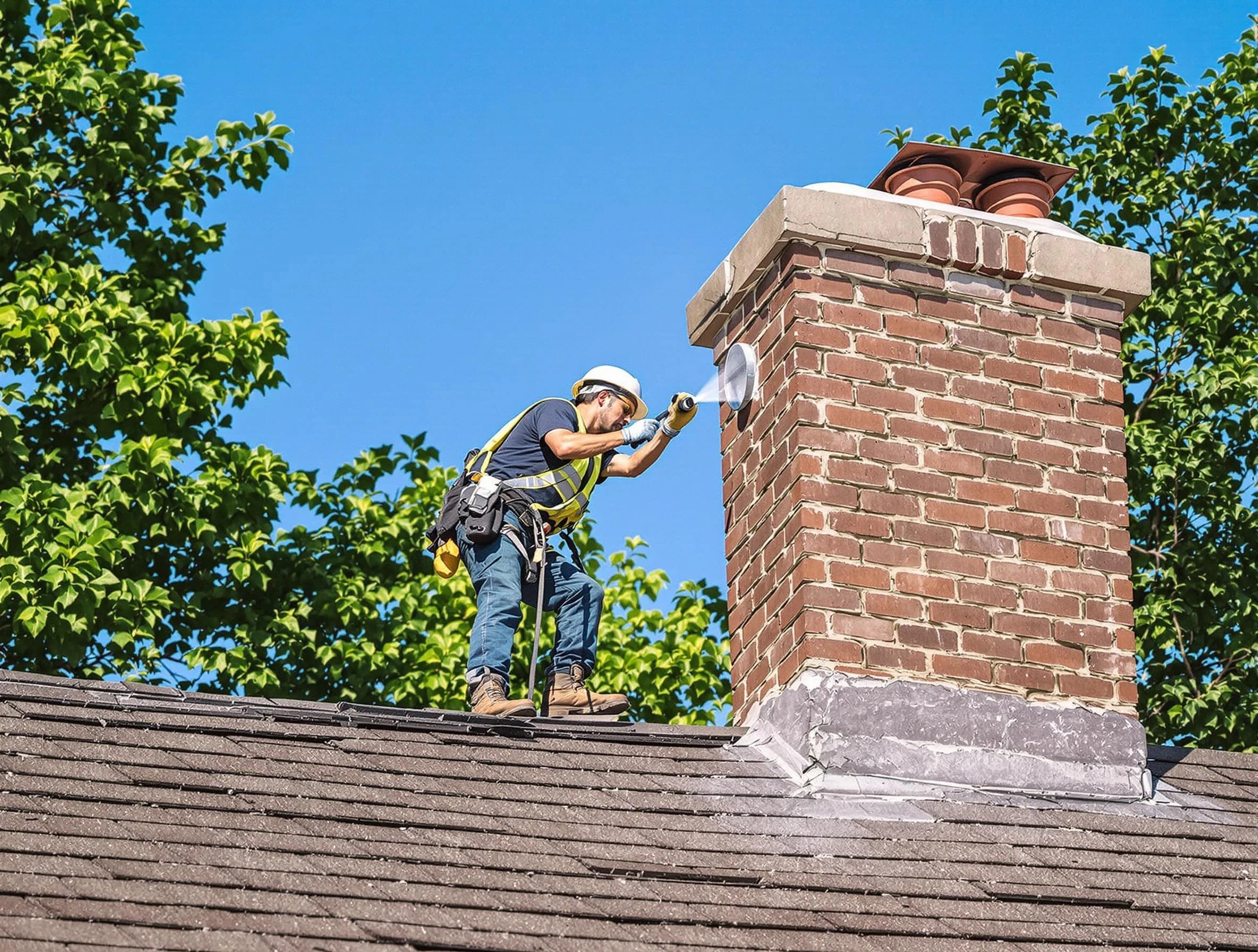 Oakmont Chimney Sweep performing an inspection with advanced tools in Oakmont, PA