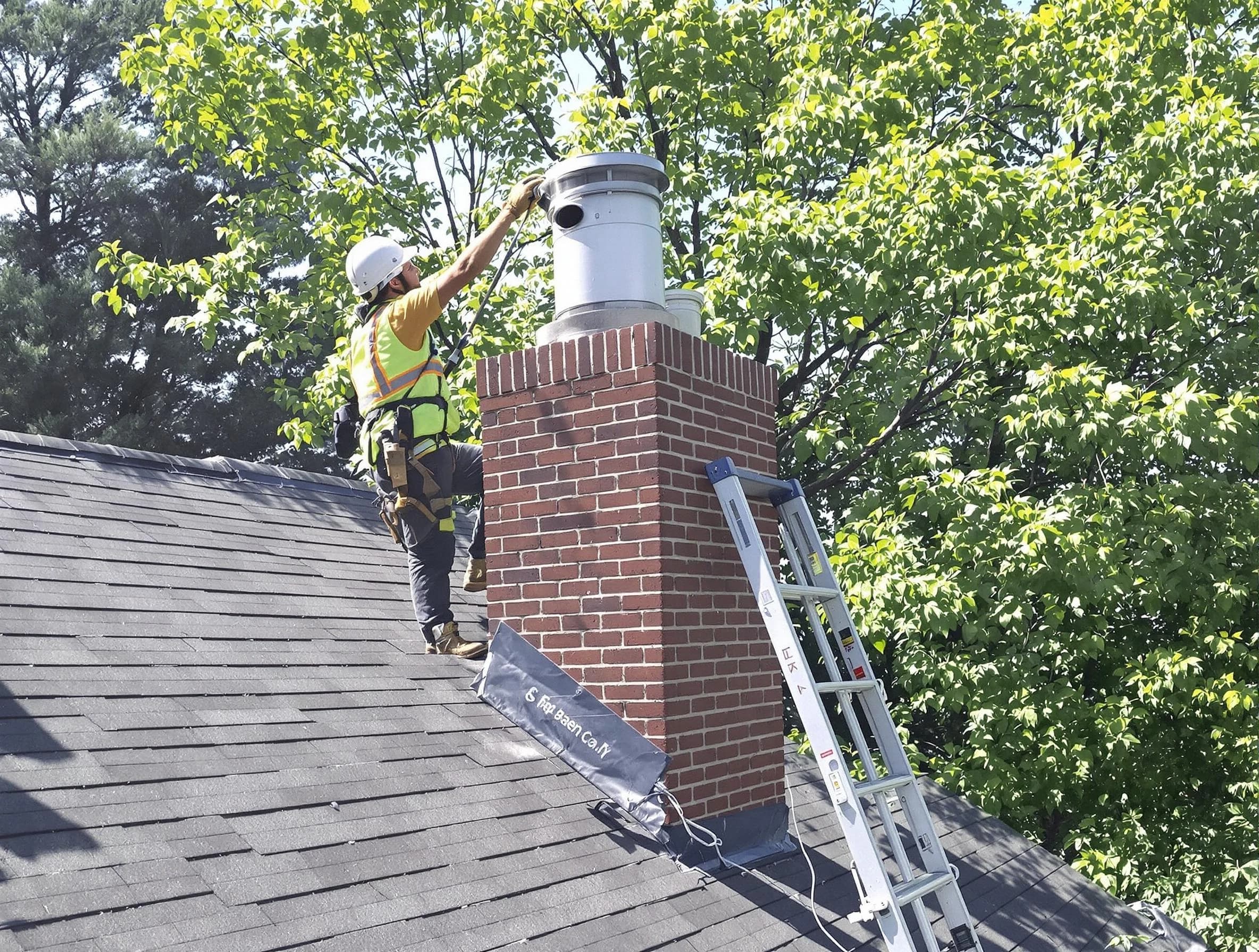 Chimney liner inspection by Oakmont Chimney Sweep in Oakmont, PA