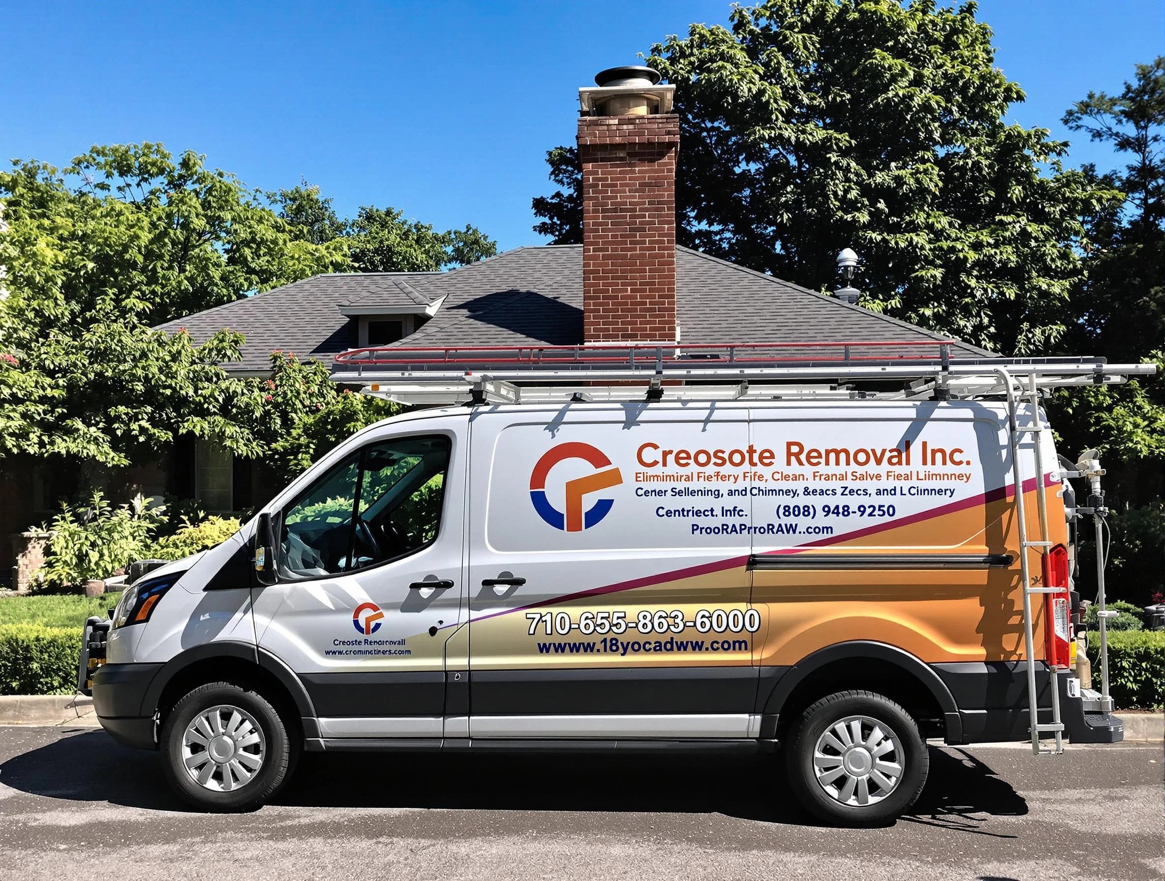 Oakmont Chimney Sweep technician removing creosote safely in Oakmont, PA
