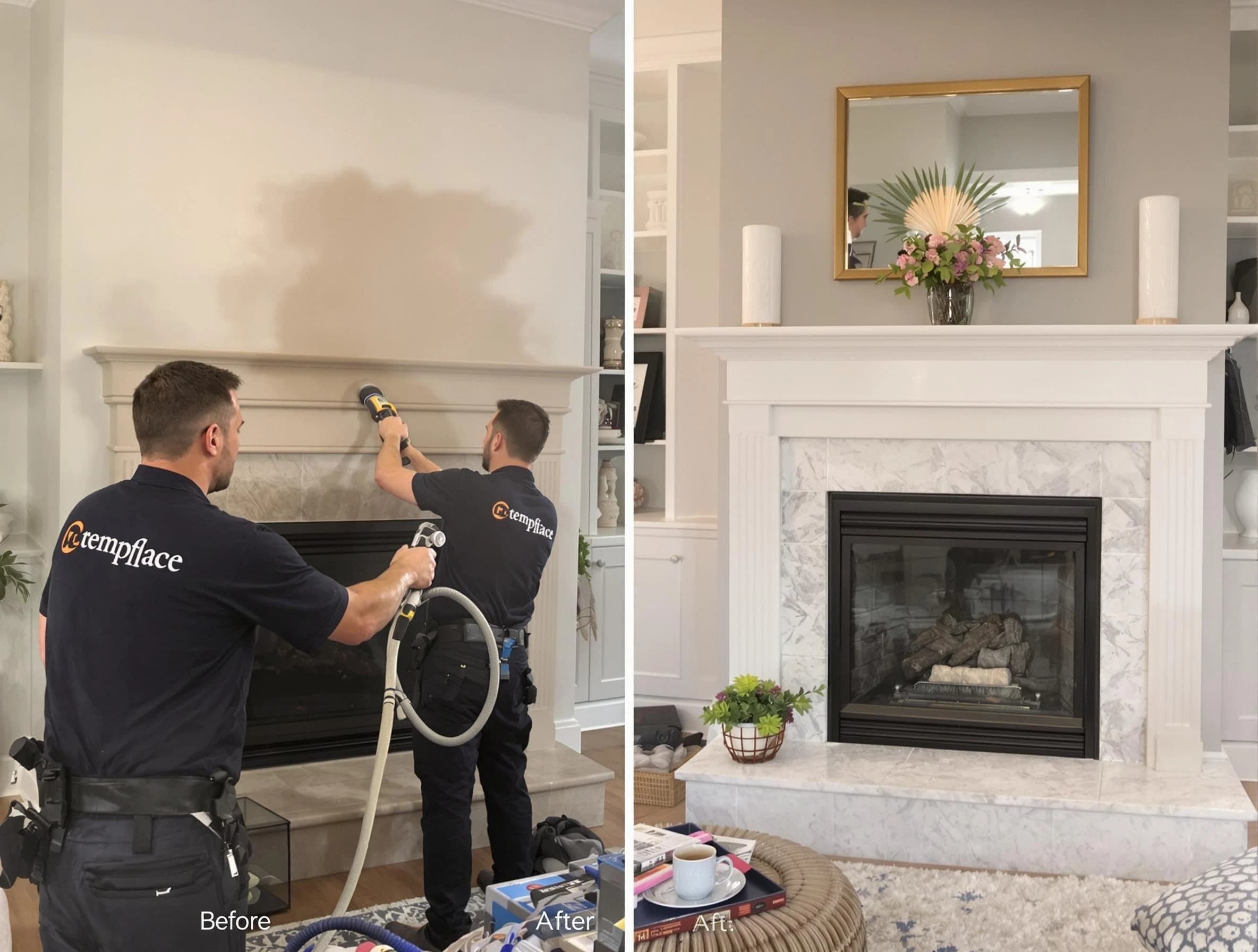 Professional soot removal by Oakmont Chimney Sweep team in Oakmont, PA