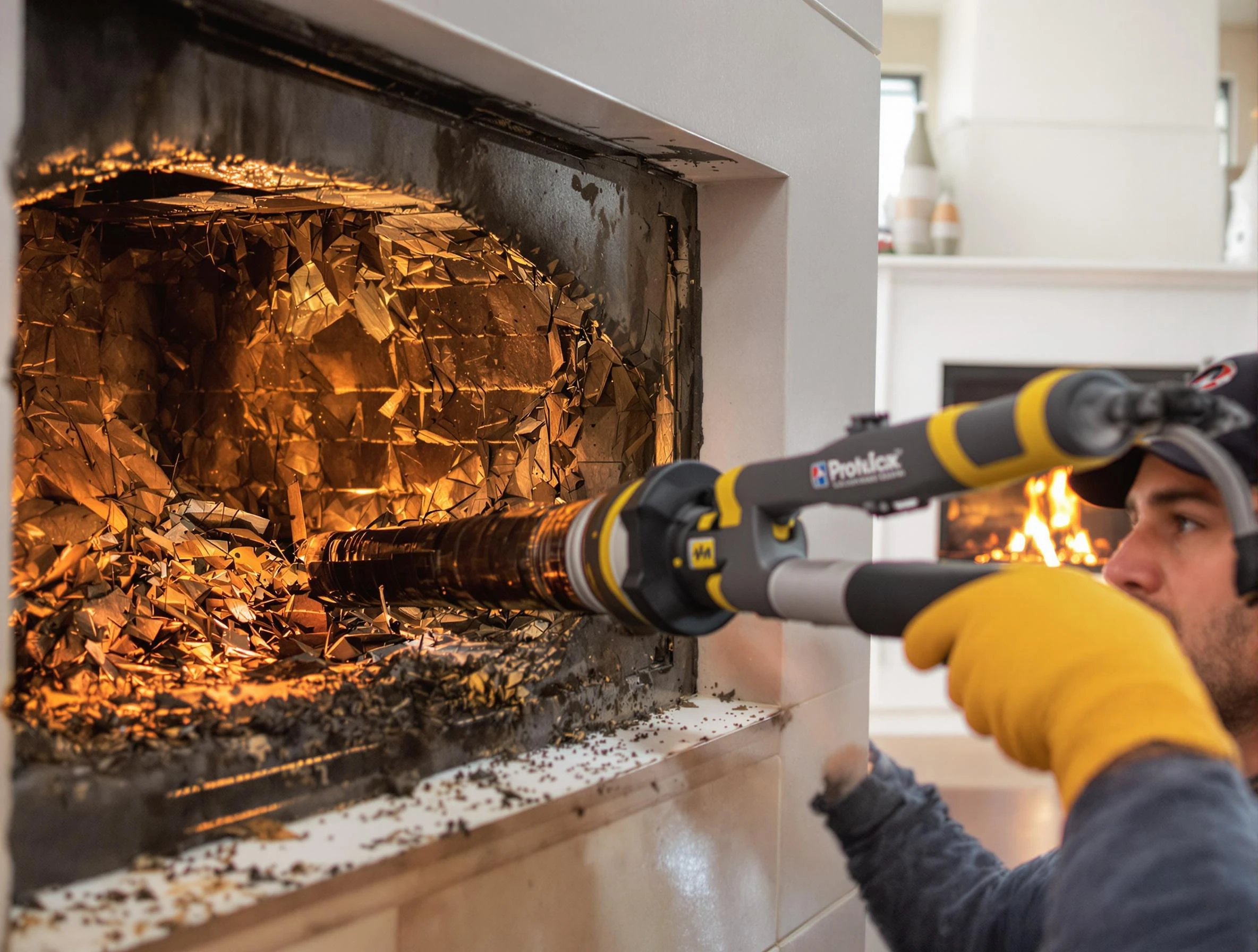 Professional chimney cleaning by Oakmont Chimney Sweep in Oakmont, PA