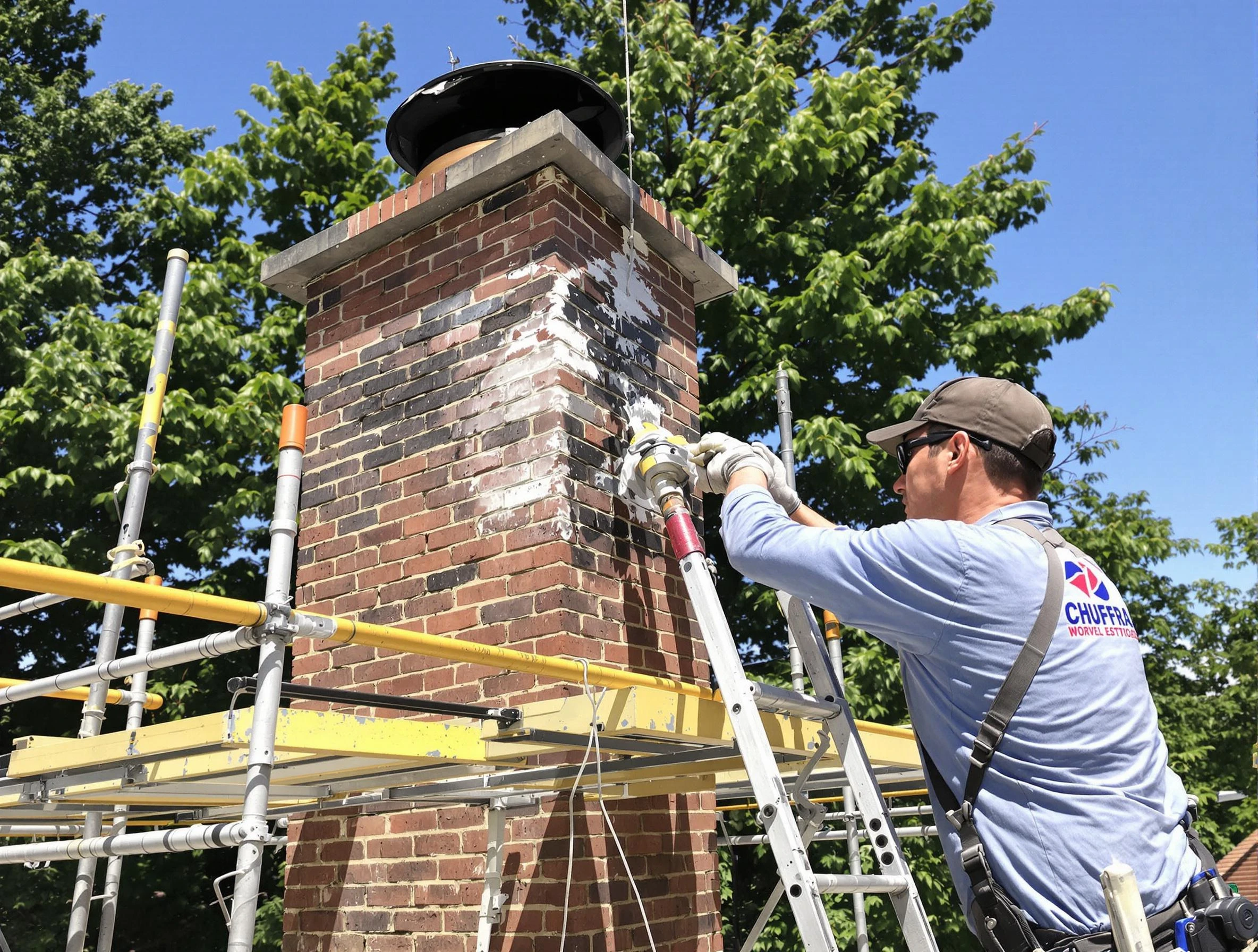 Structural chimney repair by Oakmont Chimney Sweep in Oakmont, PA